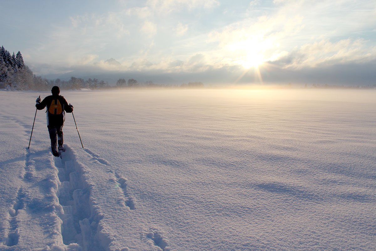 Spuren im Schnee